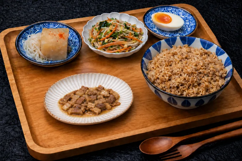 兩嚿飯公司團餐:手切台式滷肉便當